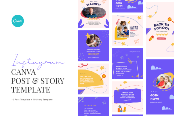 Attractive Elementary School Canva