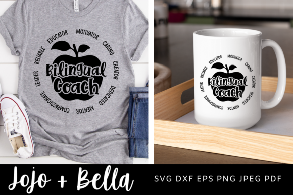 Bilingual Coach Svg, Teacher Svg, Biling