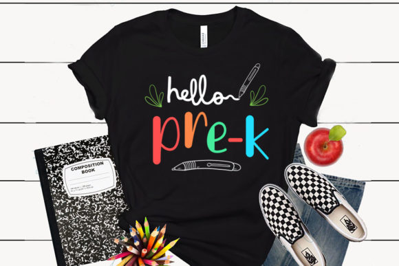 Hello Pre-k T Shirt for Students: A Versatile Back-to-School Design