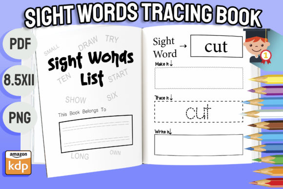 Sight Words for Kids Tracing Book Vol.9