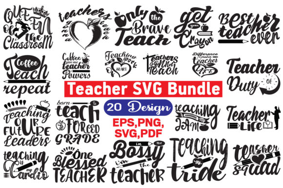 Teacher Bundle 20 Design: A Versatile Resource for Educators and Creators