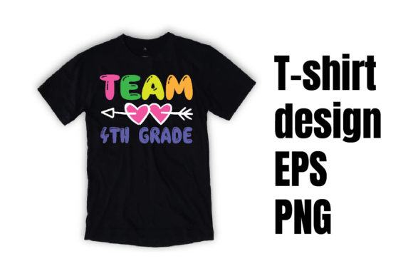 Team 4th-Grade T-Shirt Design: A Creative Back-to-School Essential